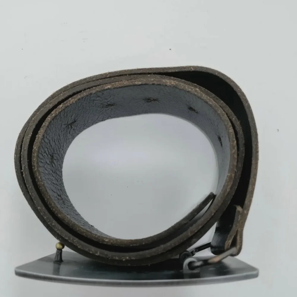 River Island Cassette Heavy Metal Buckle Belt Mens S (36in) - Picture 3 of 9